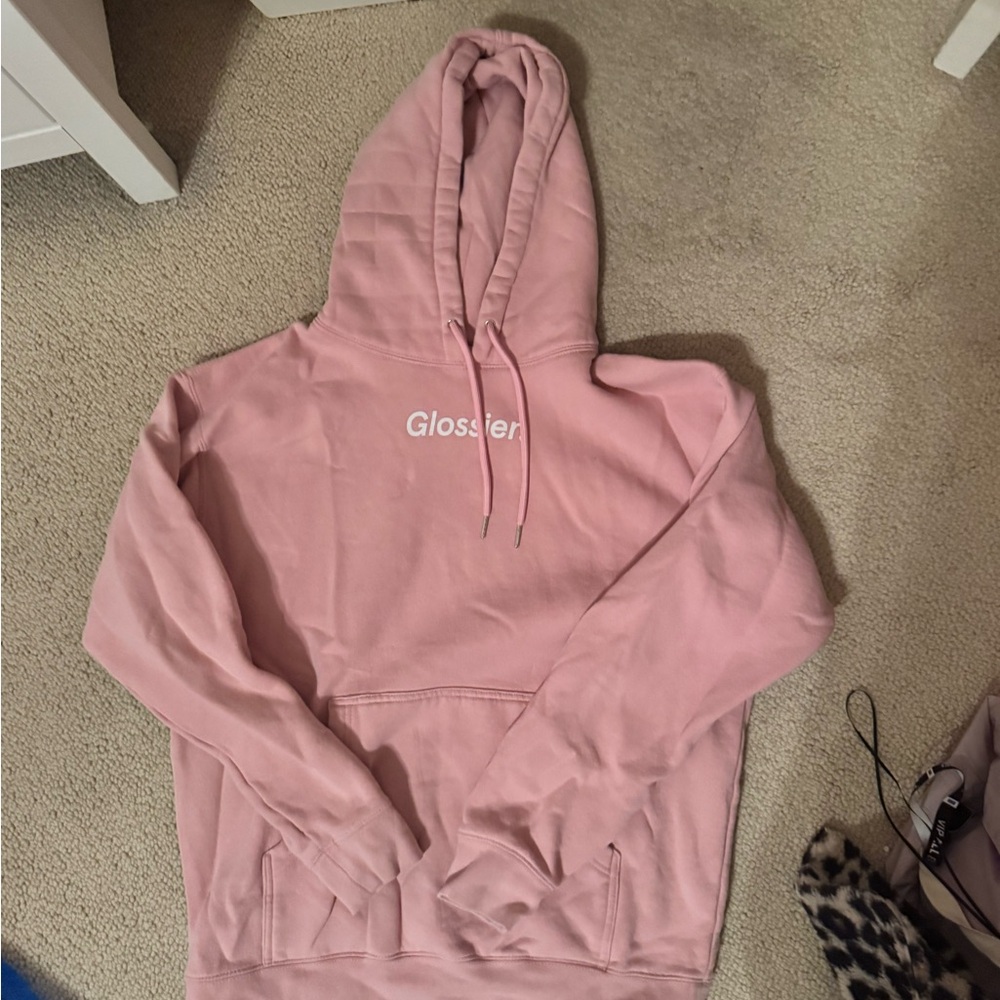 Glossier Pink Hoodie